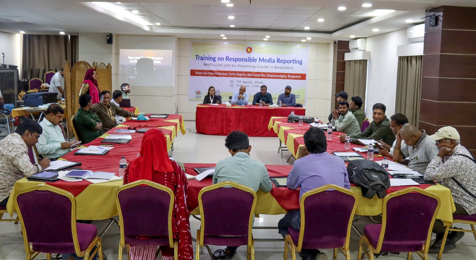 Responsible Media Reporting on Suicide Prevention in Bangladesh: Implementing WHO's LIVE LIFE Guidelines Among Media Professionals